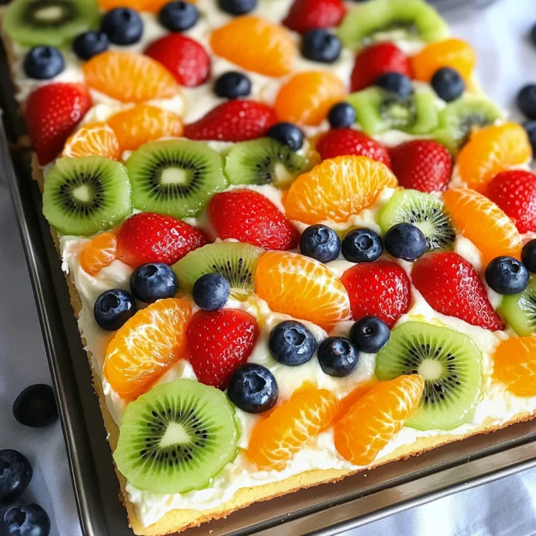 Sugar Cookie Fruit Pizza