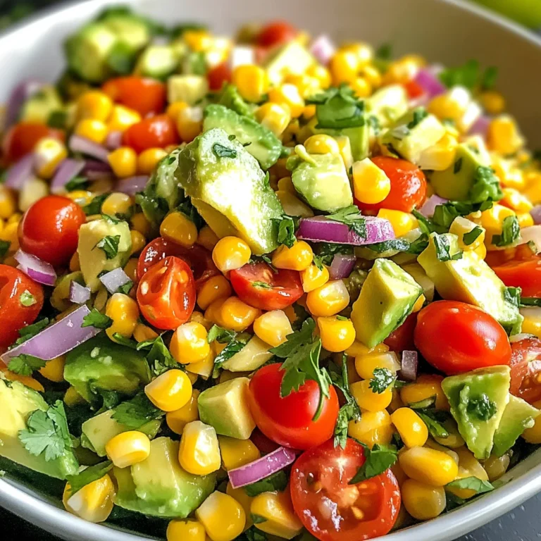 Summer Corn Salad with Avocado