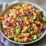Tasty High Protein Asian Pasta Salad
