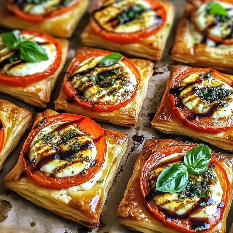 Tomato Tartlets with Puff Pastry: An Incredible 5-Step Recipe