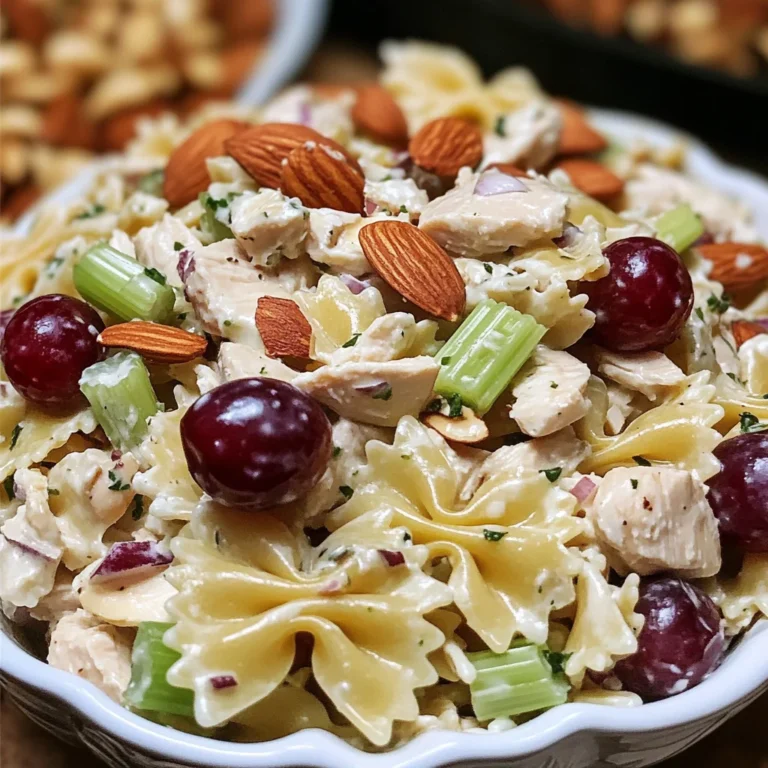 Waldorf Chicken Pasta Salad
