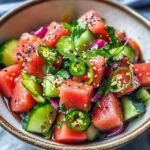 Watermelon Shiso Salad