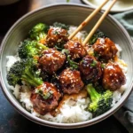 Weeknight Sticky Honey Garlic Meatballs