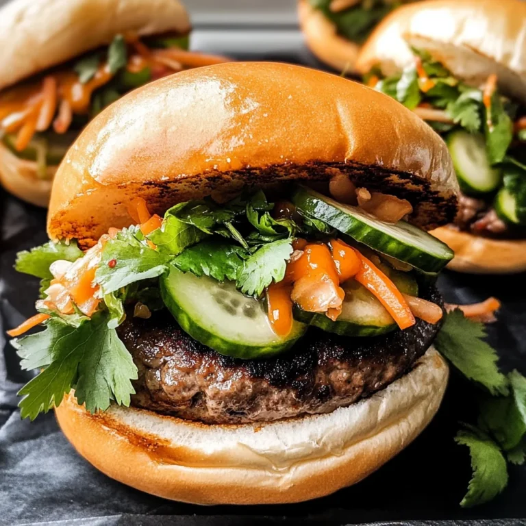 beef Banh Mi Burger
