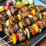 beef Skewers With Greek Marinade