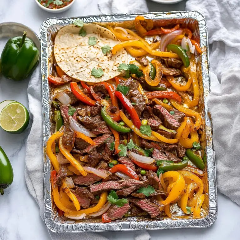 Sheet Pan Steak Fajitas