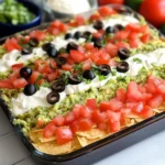 American Flag Layered Taco Dip