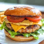 Classic chicken hamburgers