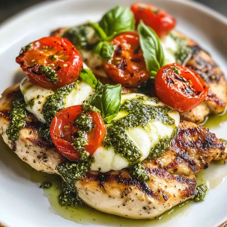 Grilled Chicken Margherita