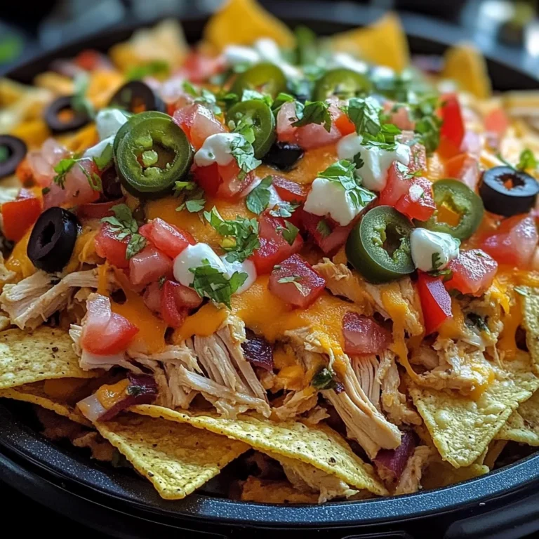 Slow Cooker Chicken Nachos
