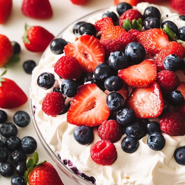 Summer Berry Cheesecake Salad (5 Ingredient Recipe)